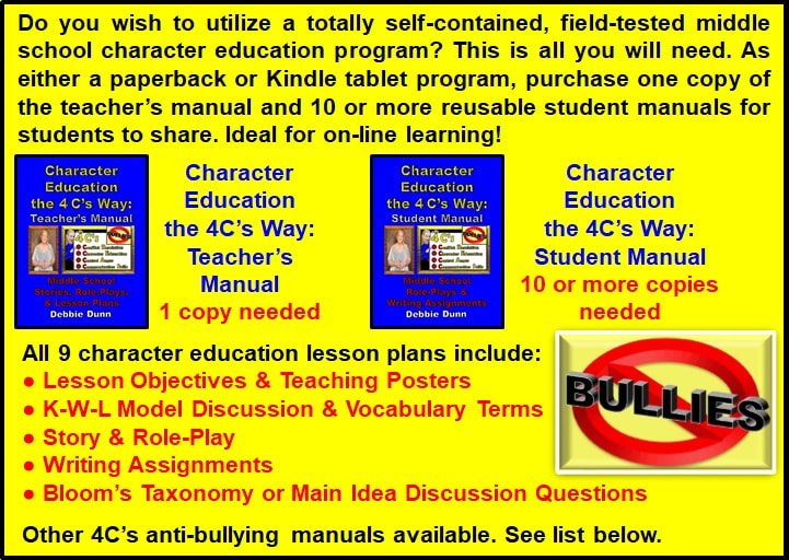 Character Education Book Info