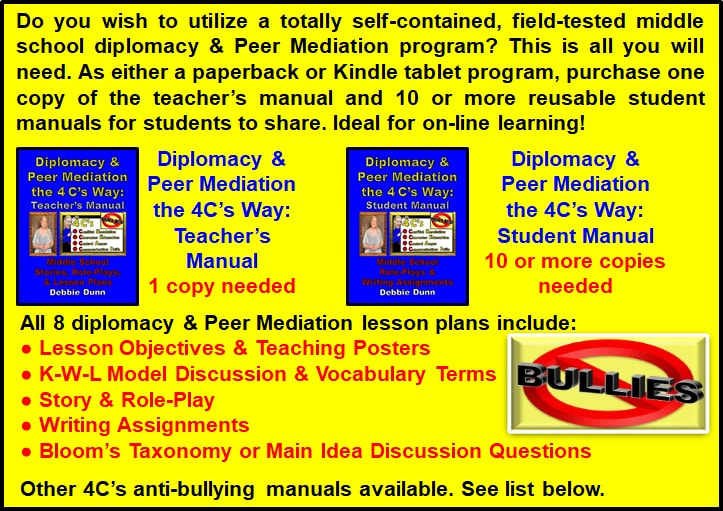  Diplomacy & Peer Mediation Book Info